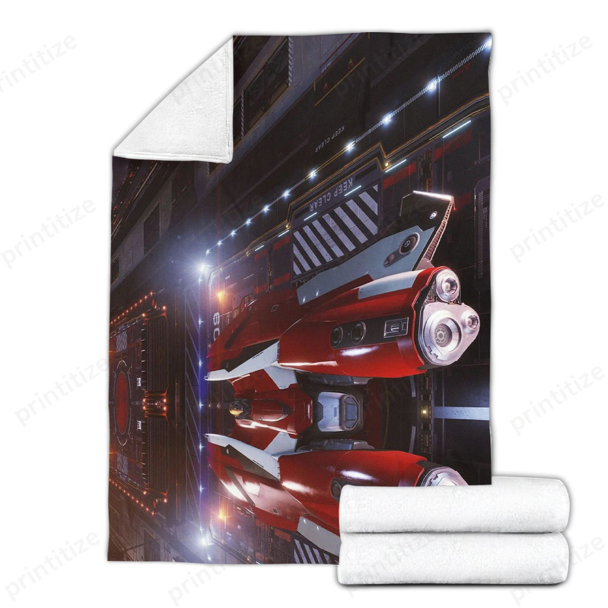 Elite Dangerous Fleet Carriers 5 Fleece Blanket