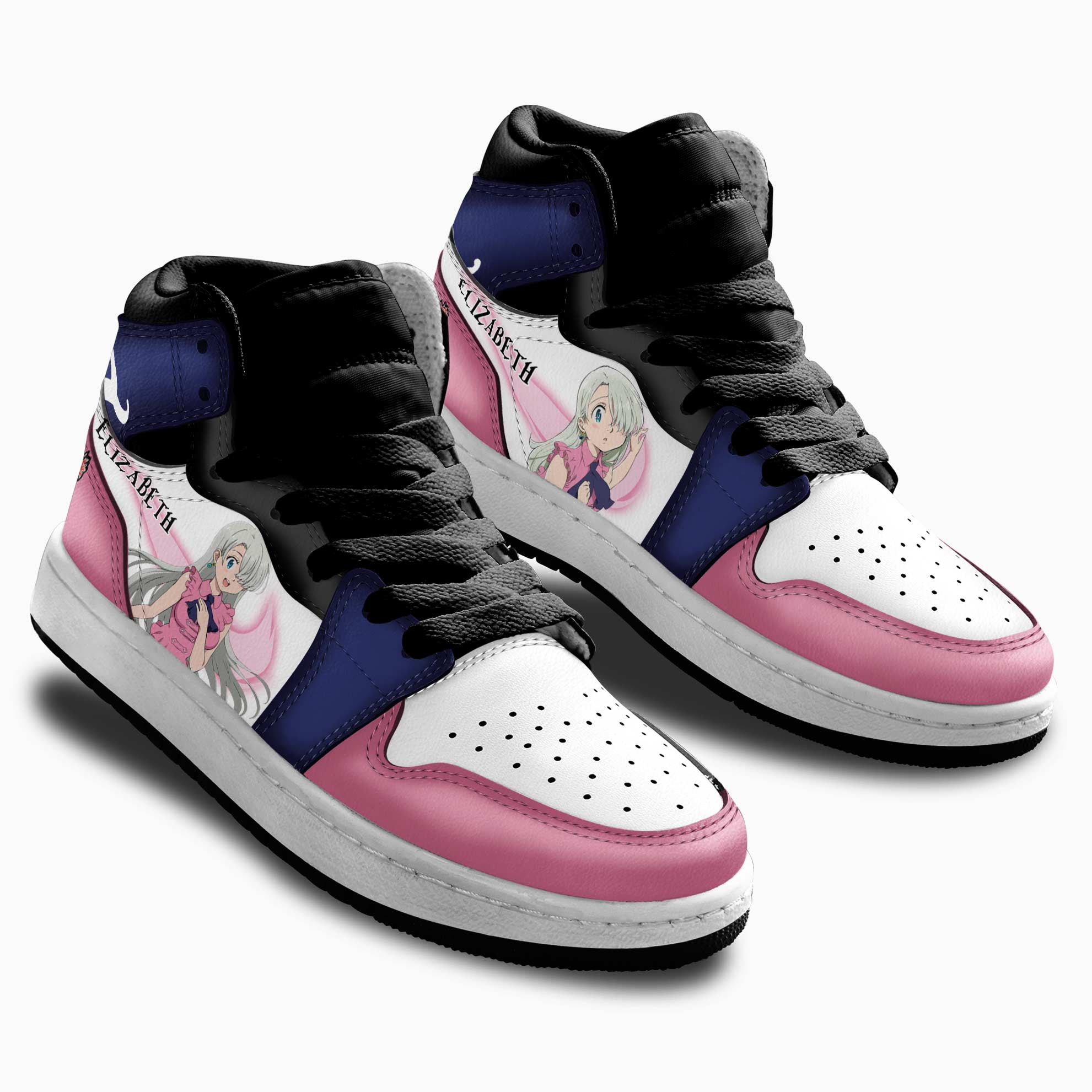 Elizabeth Kids Sneakers The Seven Deadly Sins Anime Shoes For Kids
