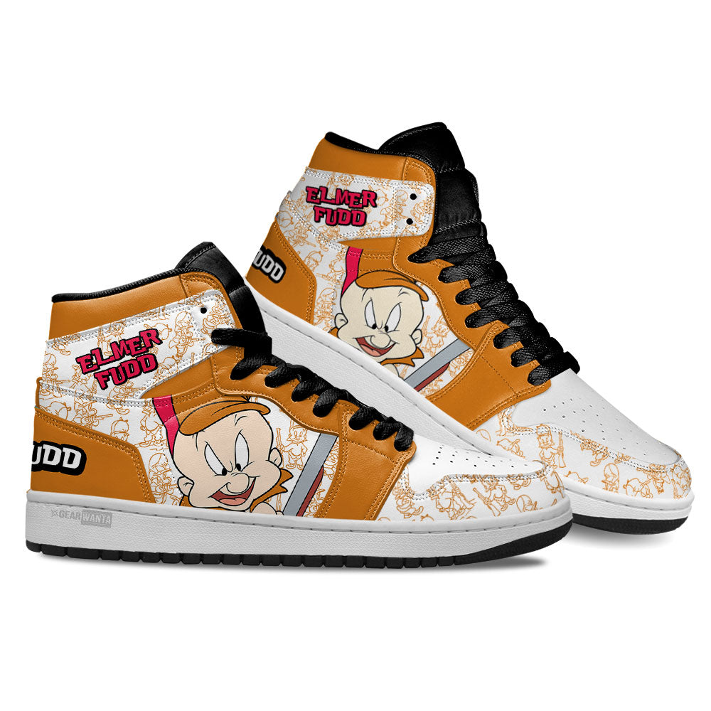 Elmer Fudd J1 Shoes For Cartoon Fans Sneakers, Air Jordan Hightop