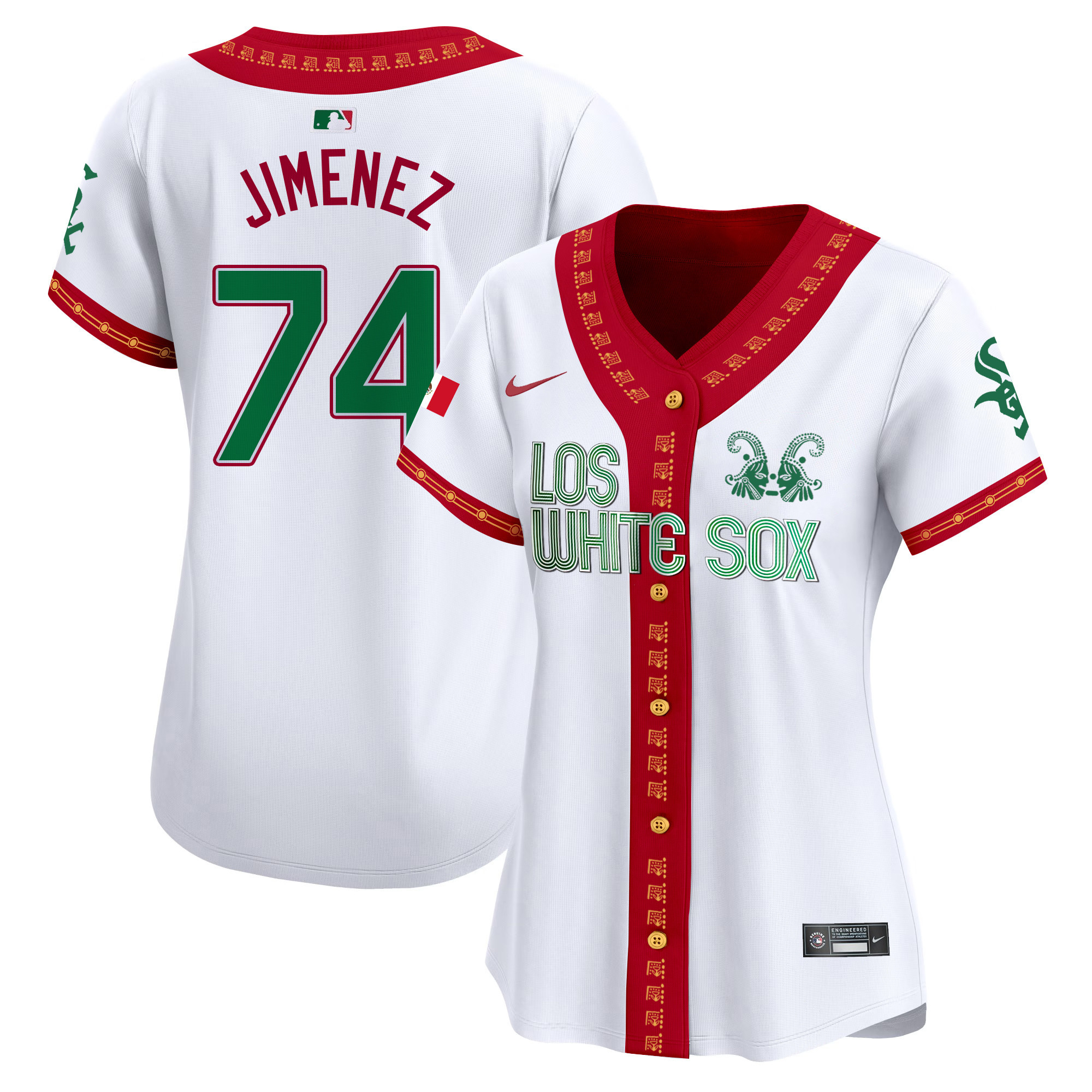 Eloy Jimenez Women's Chicago White Sox Mexico Vapor Premier Limited Jersey - All Stitched