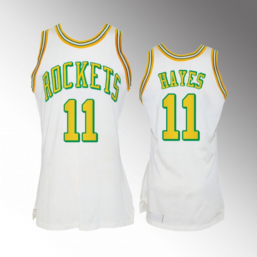 Elvin Hayes San Diego Rockets #11 White Jersey Heritage 1996-1971