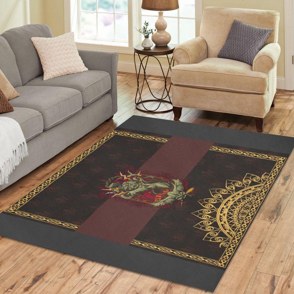 Emblem Harry Potter Area Rectangle Rug – Custom Size And Printing