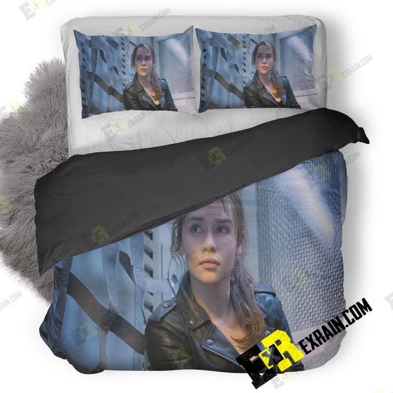 Emilia Clarke In Terminator 3D Customized Duvet Cover Bedding Set