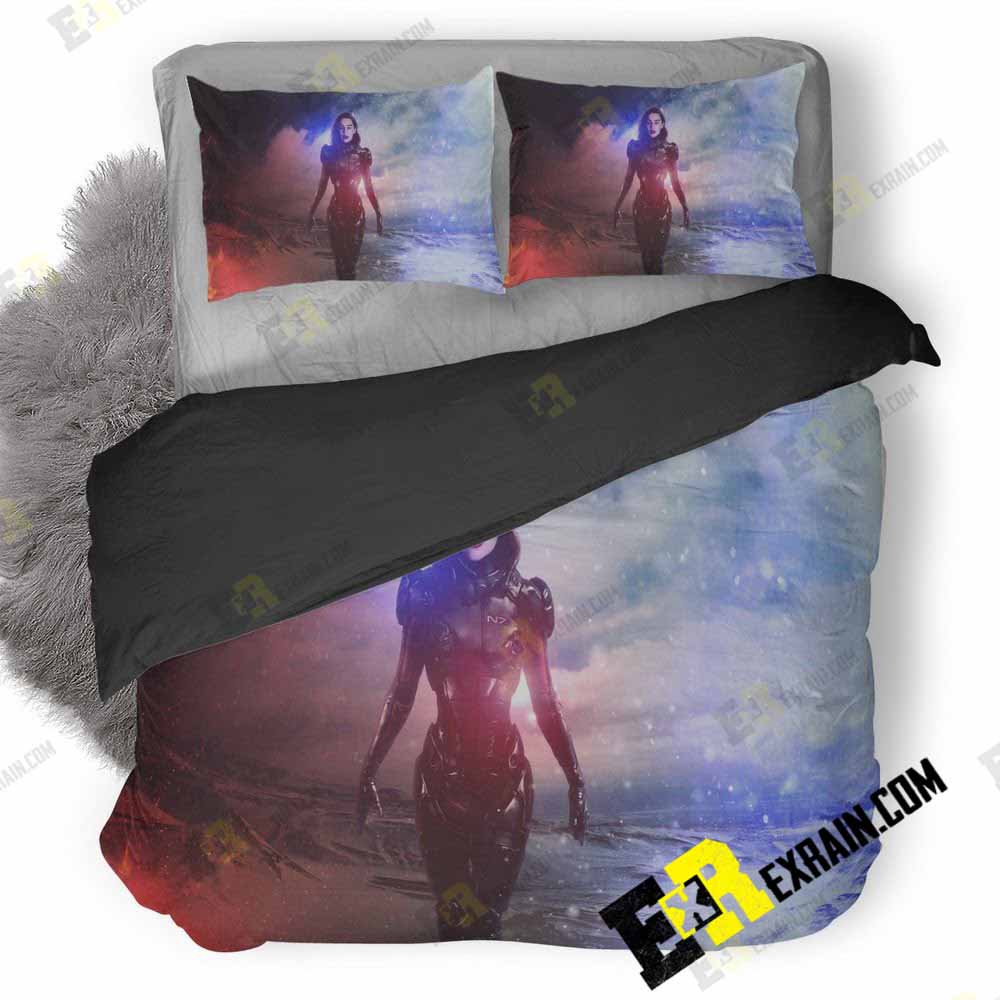 Emilia Clarke Mass Effect Andromeda Jq 3D Customized Duvet Cover Bedding Set