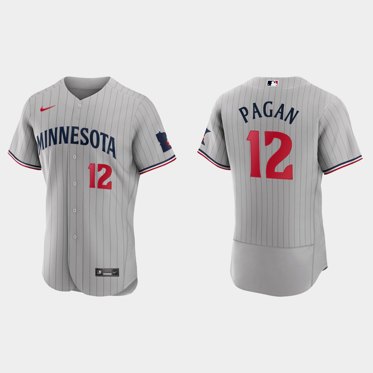 Emilio Pagan Minnesota Twins 2023 Jersey - Gray