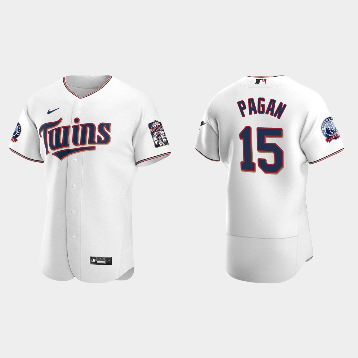 Emilio Pagan Minnesota Twins Home Jersey - White