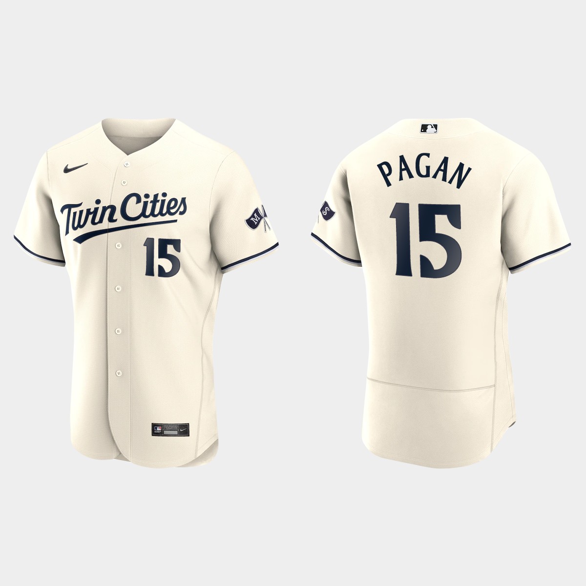 Emilio Pagan Minnesota Twins Jersey - Cream