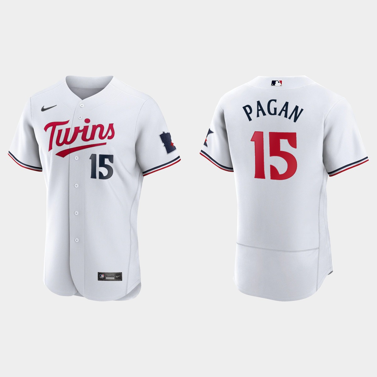 Emilio Pagan Minnesota Twins Jersey - White