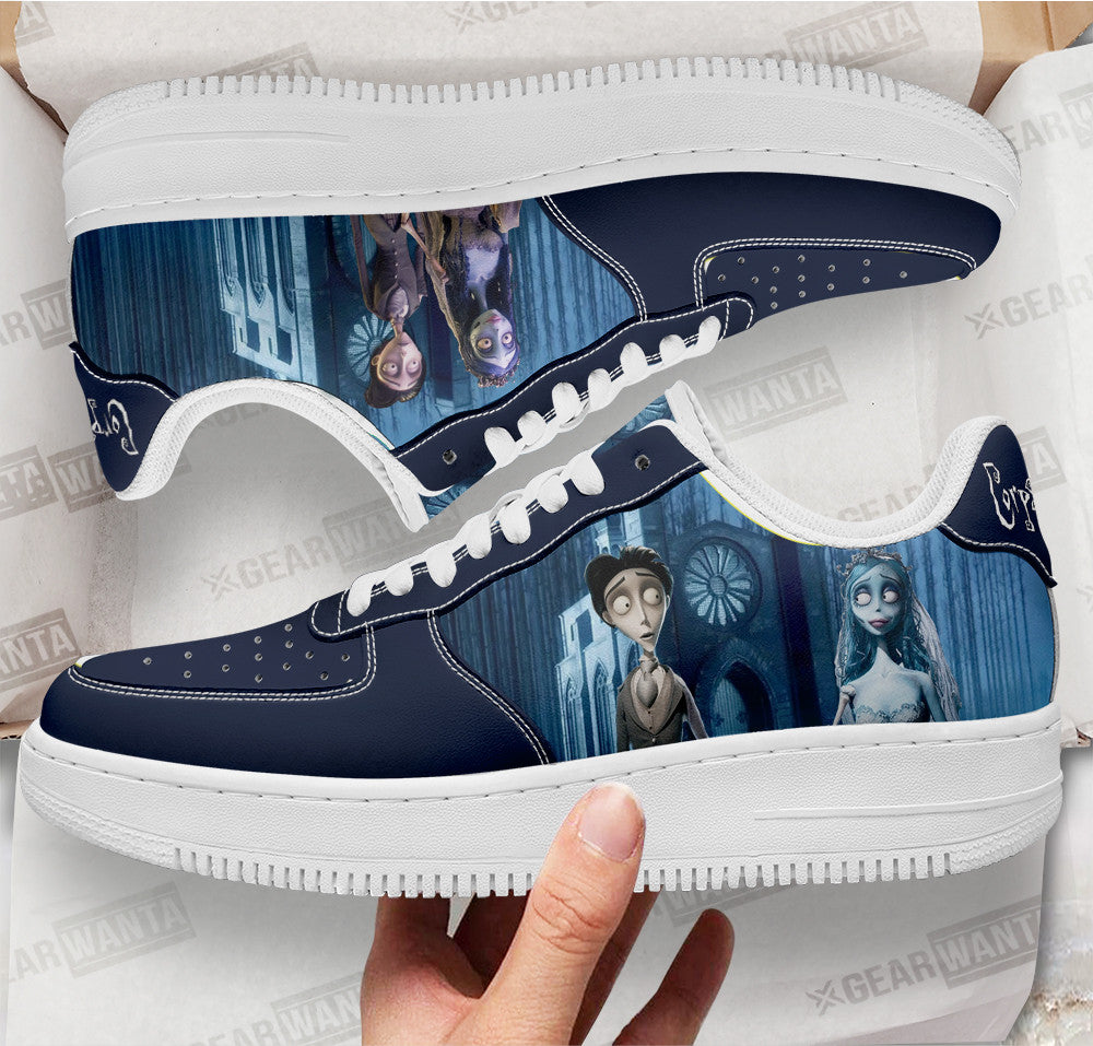 Emily and Victor Van Dort The Corpse Bride Custom Air Sneakers
