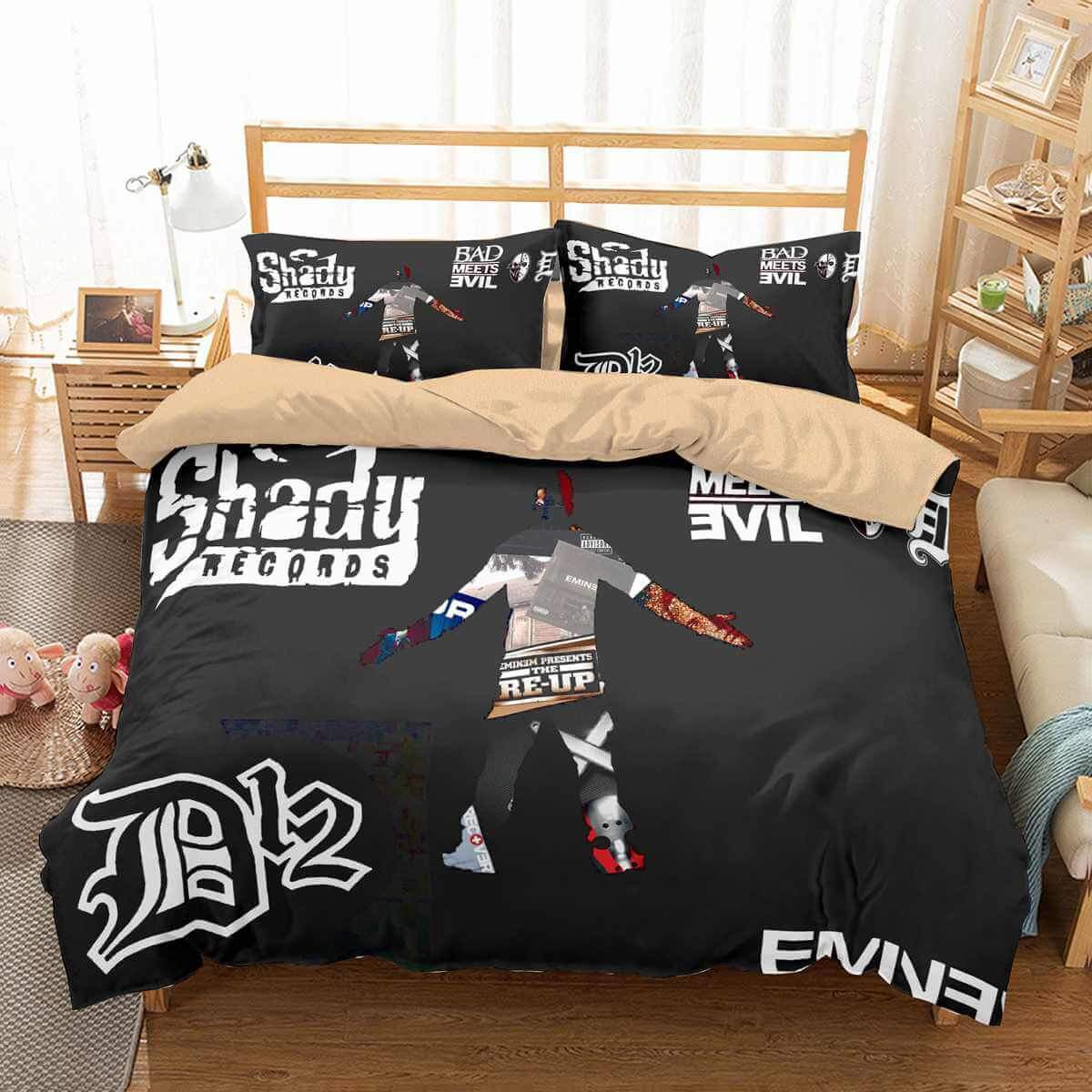 Eminem 3D Customized Duvet Cover Bedding Set