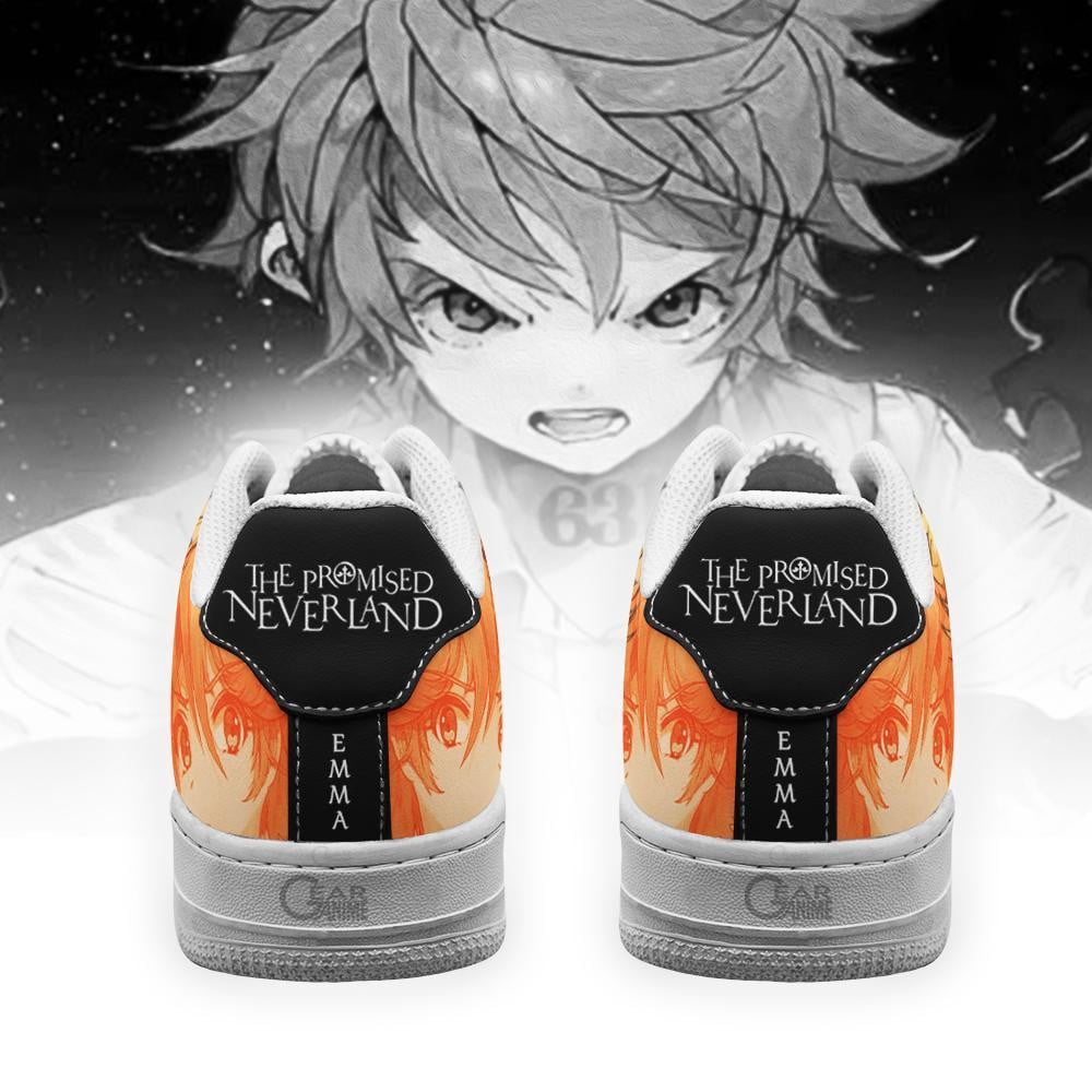 Emma The Promised Neverland Sneakers Custom Anime Shoes Fan Gift Idea