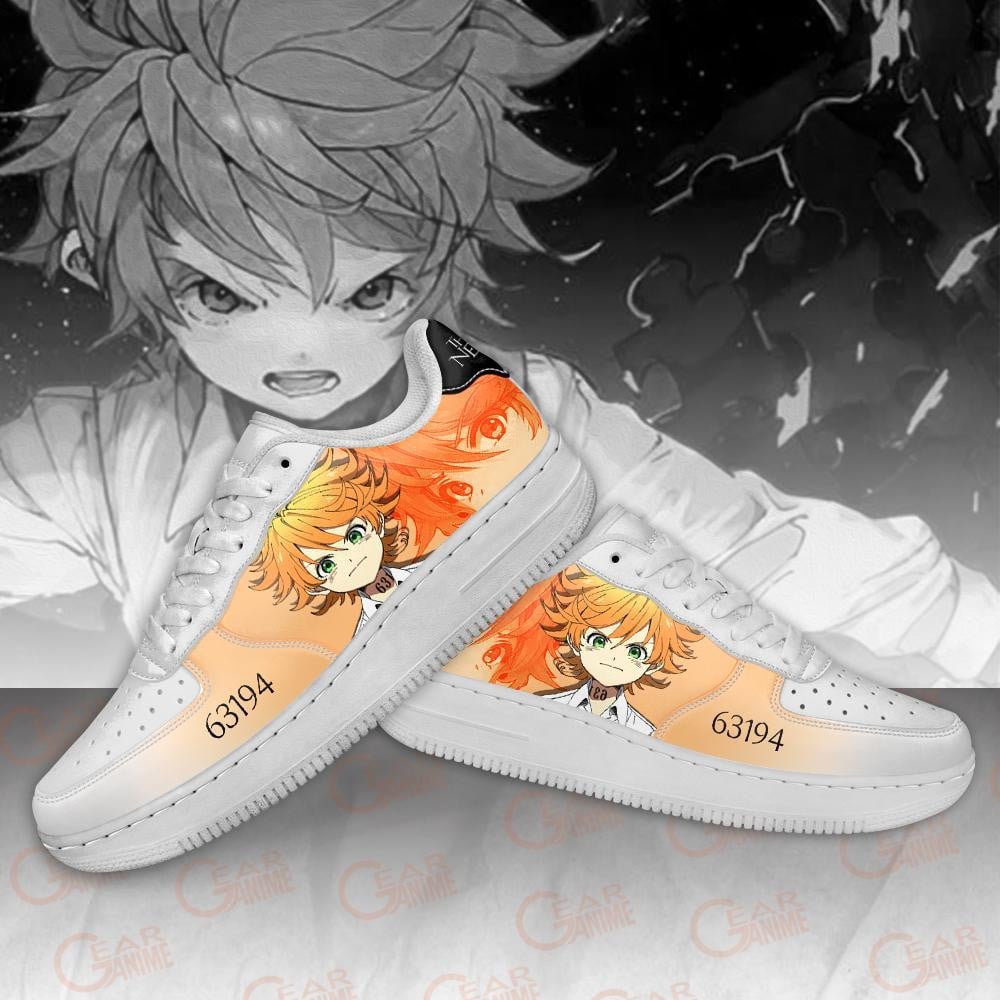 Emma The Promised Neverland Sneakers Custom Anime Shoes Fan Gift Idea