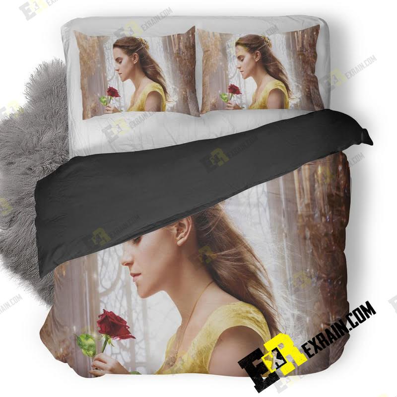 Emma Watson Beauty And The Beast 5K Hd Do 3D Customized Duvet Cover Bedding Set