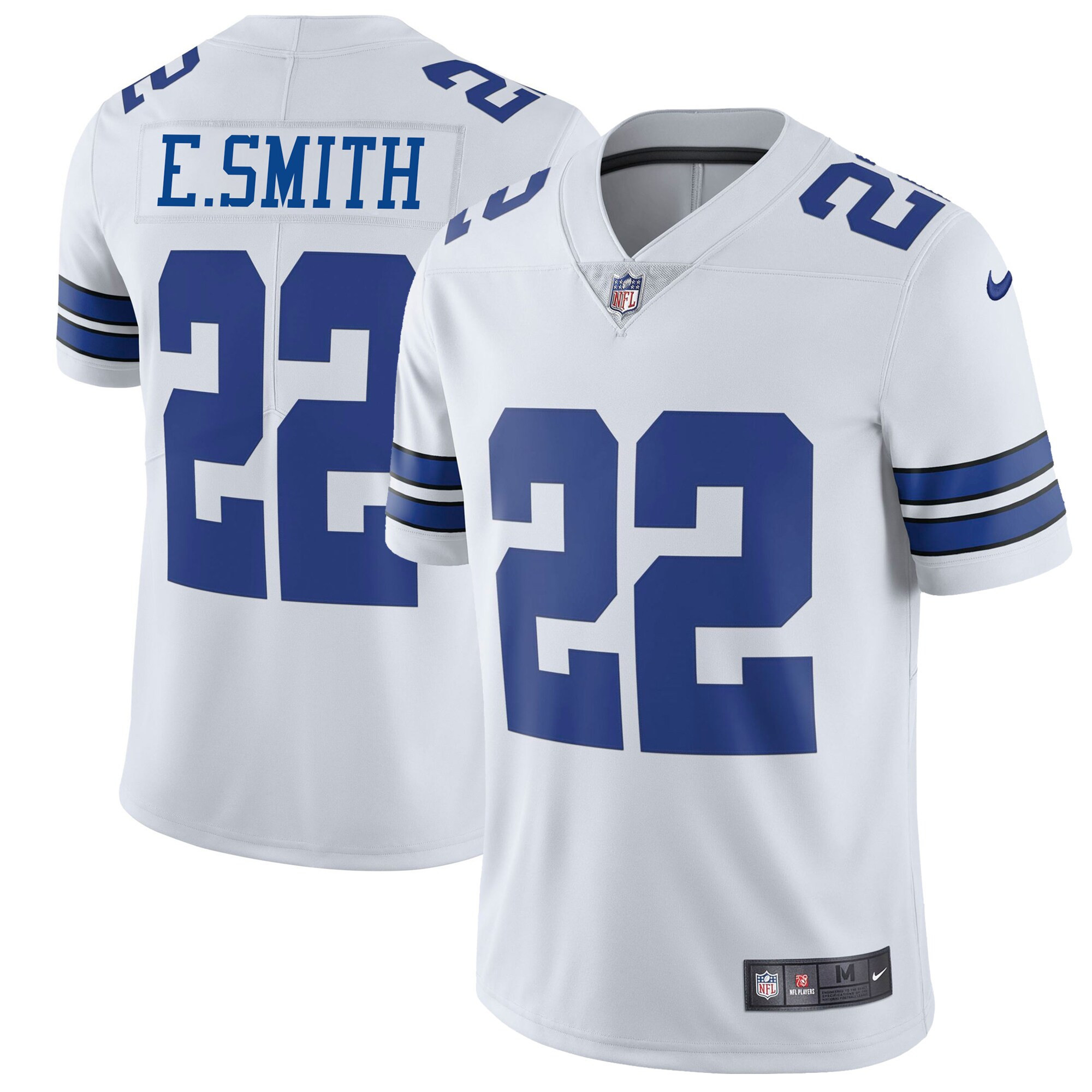 Emmitt Smith Dallas Cowboys White Jersey - All Stitched 