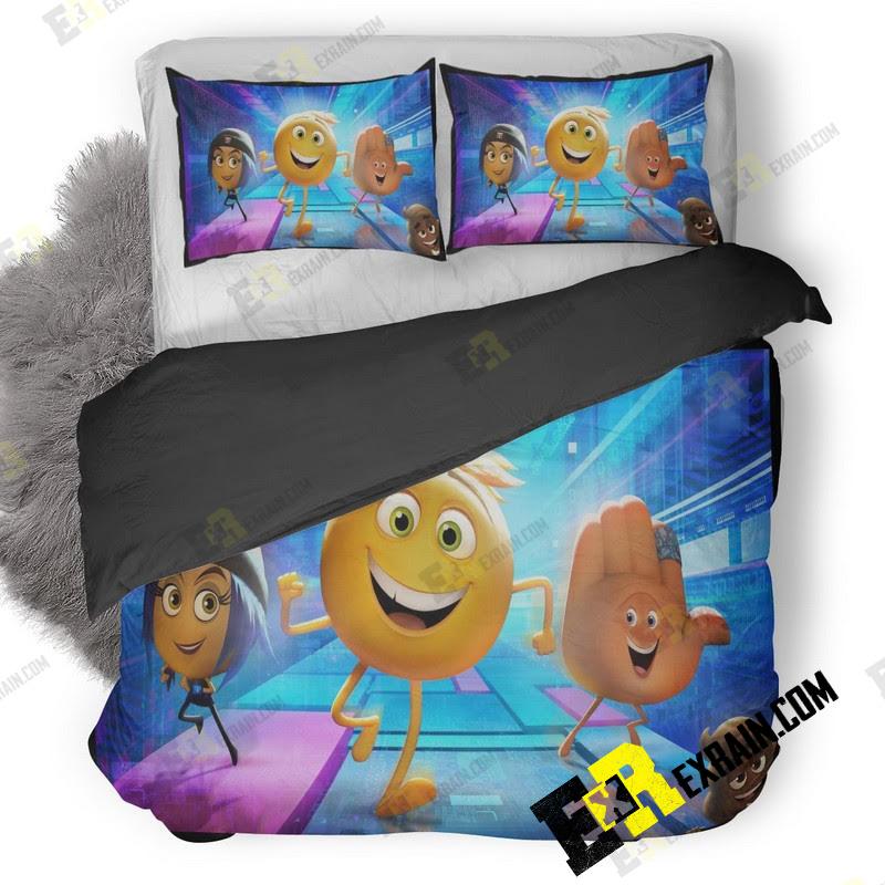Emojimovie Express Yourself Sd 3D Customized Duvet Cover Bedding Set