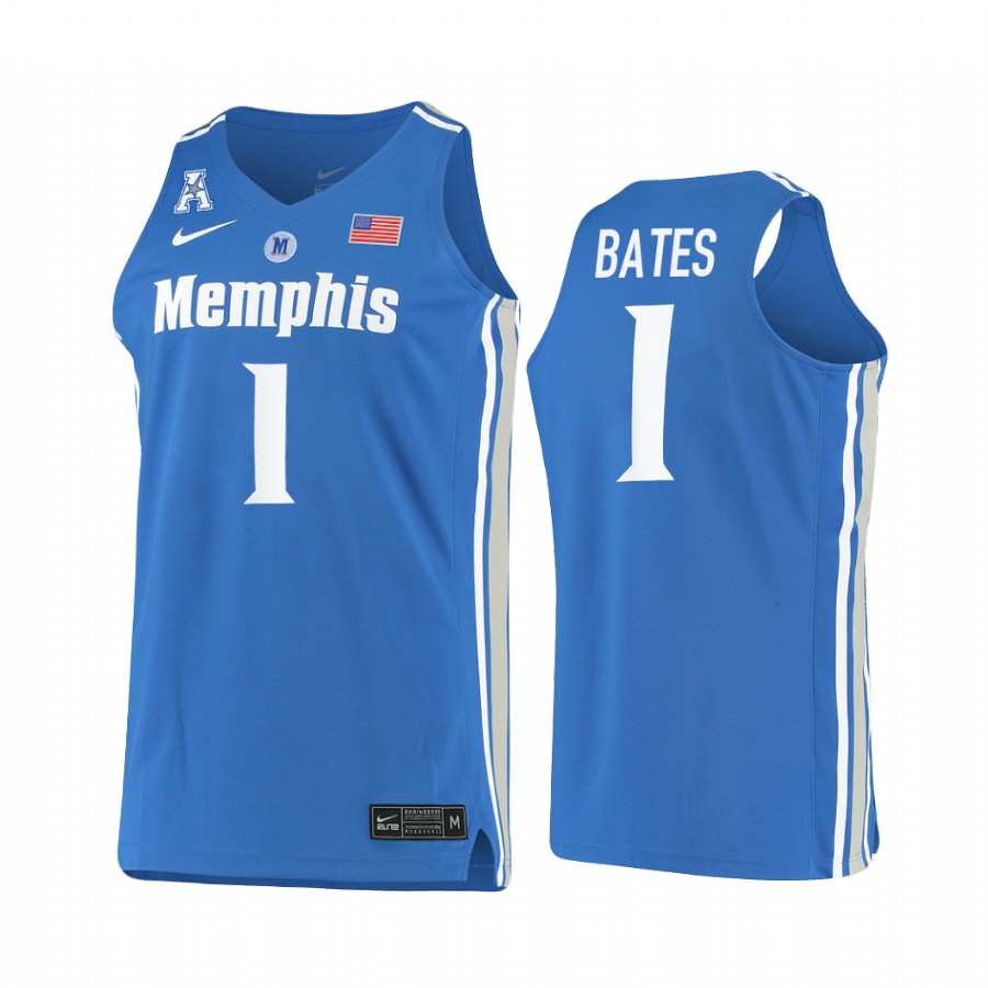 Emoni Bates Memphis Tigers Blue Jersey College 2021 Class