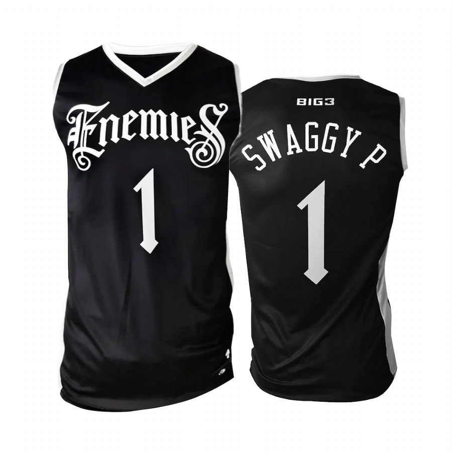 Enemies #1 Swaggy P Jersey BIG3 Black