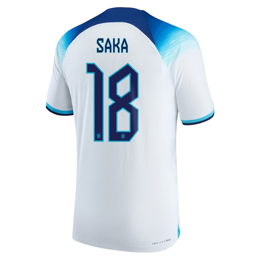 England National Team 2022-23 Bukayo Saka 18 Qatar World Cup Home Soccer Jersey – England National Team 2022-23 Bukayo Saka 18 Qatar World Cup Home Soccer Jersey –