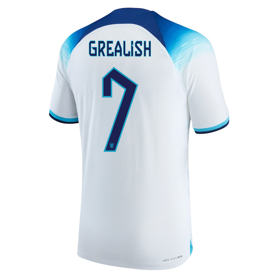 England National Team 2022-23 Jack Grealish 7 Qatar World Cup Home Soccer Jersey – England National Team 2022-23 Jack Grealish 7 Qatar World Cup Home Soccer Jersey –