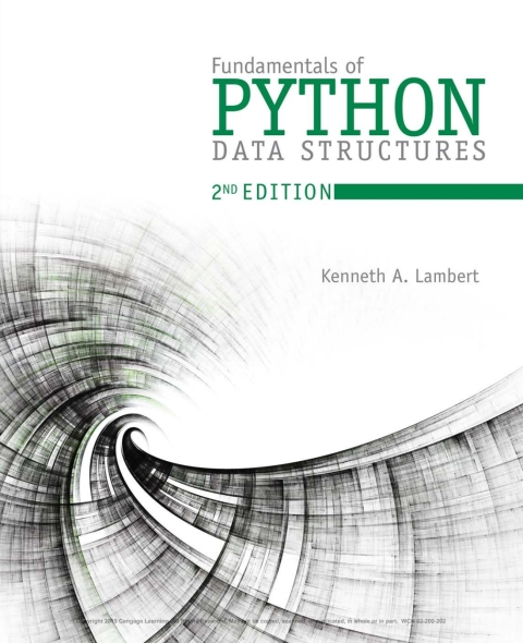 Fundamentals of Python: Data Structures 2nd Edition - PDF/EPUB Version Downloadable