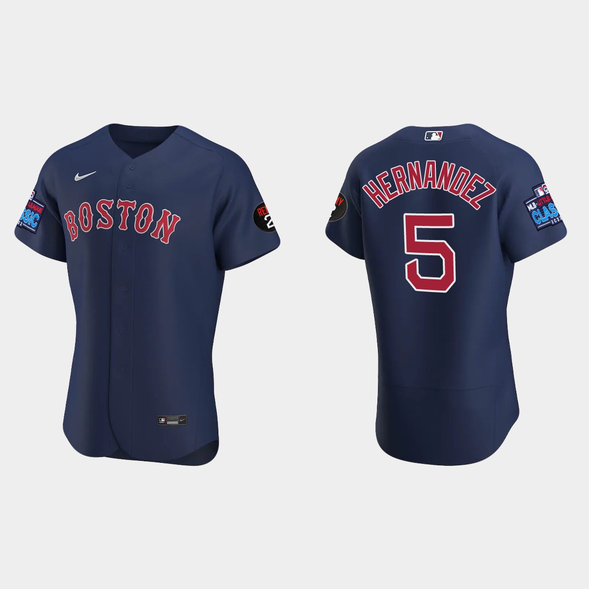 Enrique Hernandez Boston Red Sox 2022 Little League Classic Jersey - Navy