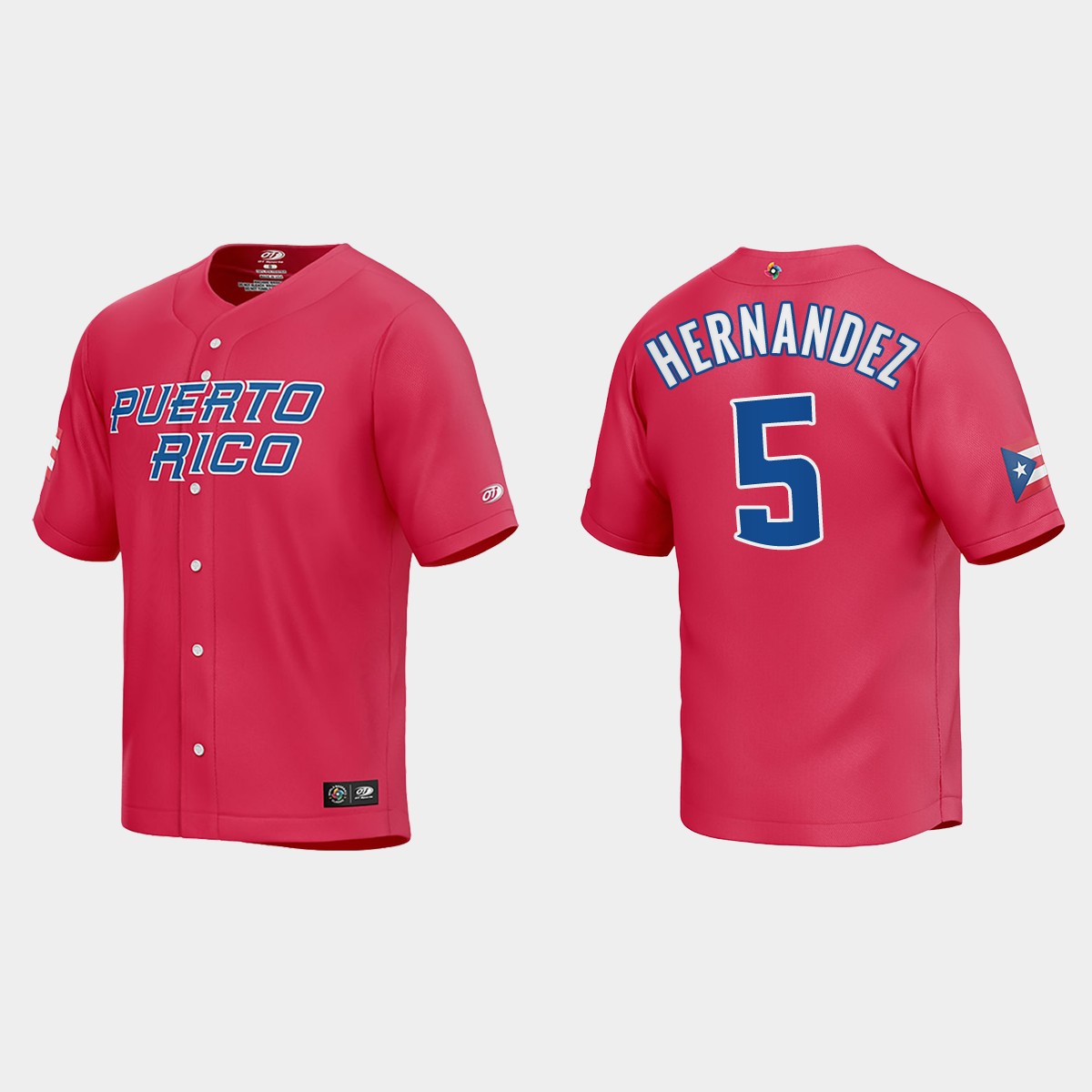 Enrique Hernandez World Classic 2023 World Classic Jersey - Red