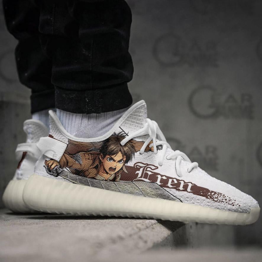 Eren Yeager Shoes Attack On Titan Custom Anime Sneakers
