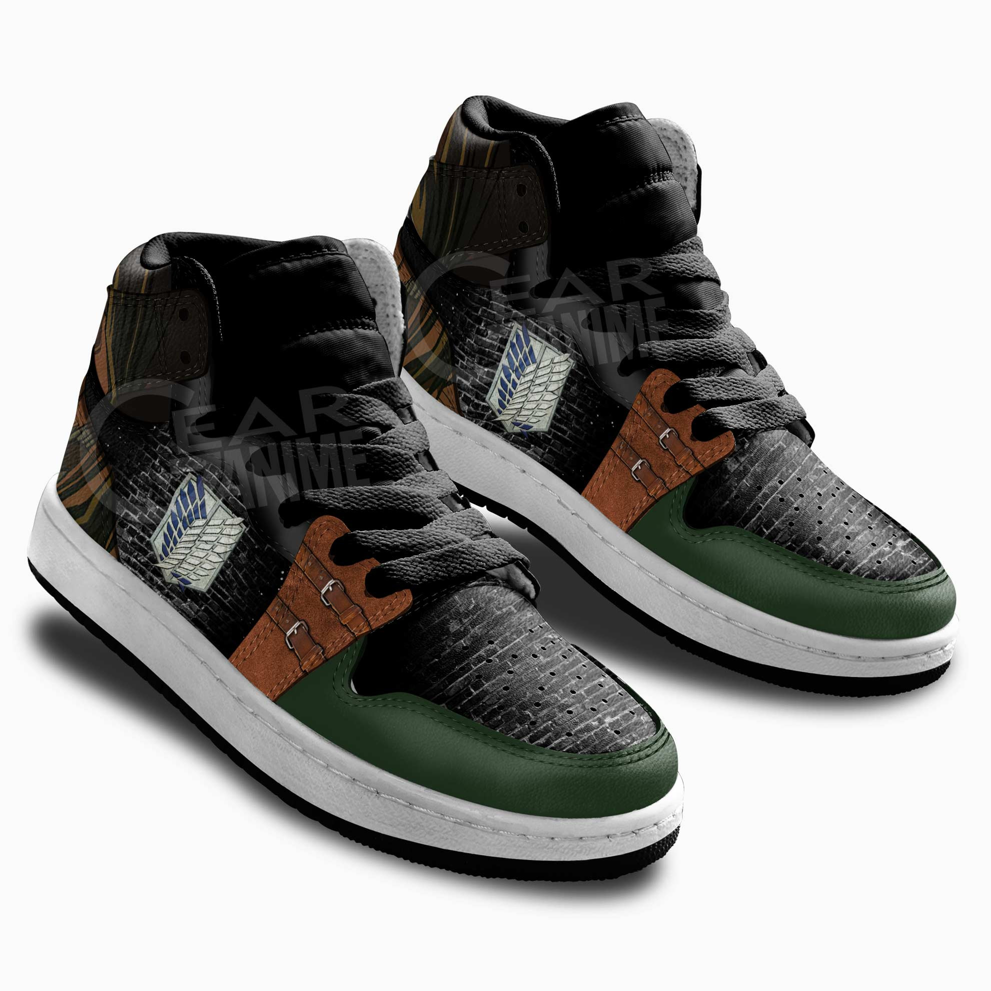 Eren Yeager Titan Kids Sneakers Attack On Titan Anime Kids Shoes