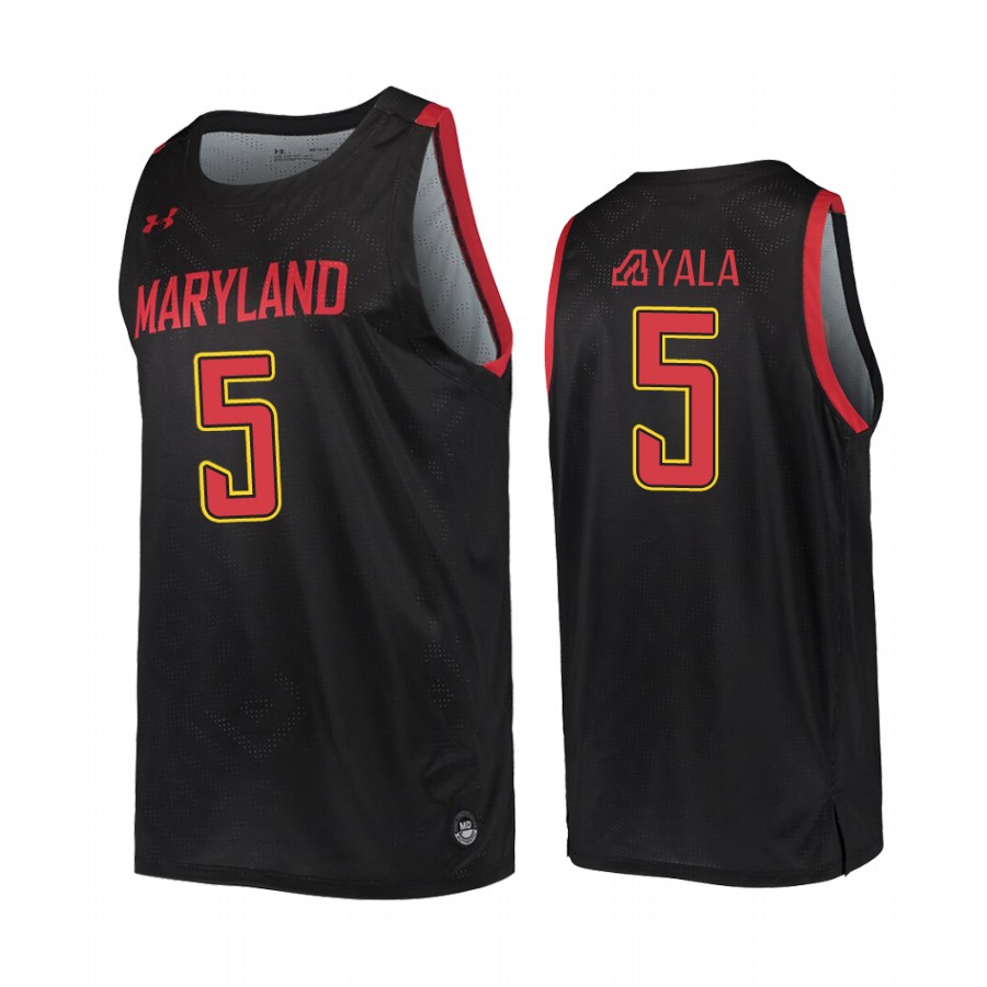 Eric Ayala Maryland Terrapins #5 College Jersey - Black