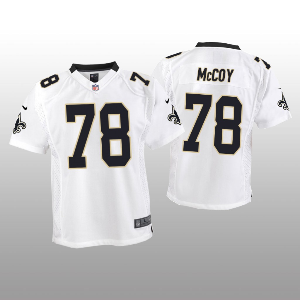 Erik McCoy New Orleans Saints White NFL Draft Game Jersey