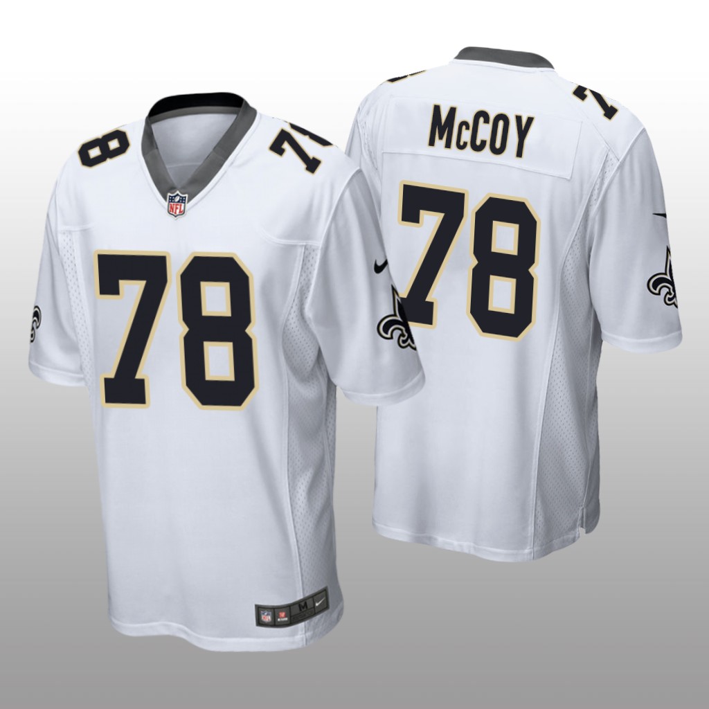 Erik McCoy New Orleans Saints White NFL Draft Game Jersey