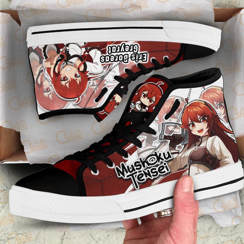 Eris Boreas Greyrat High Top Shoes Mushoku Tensei Custom Anime Sneakers