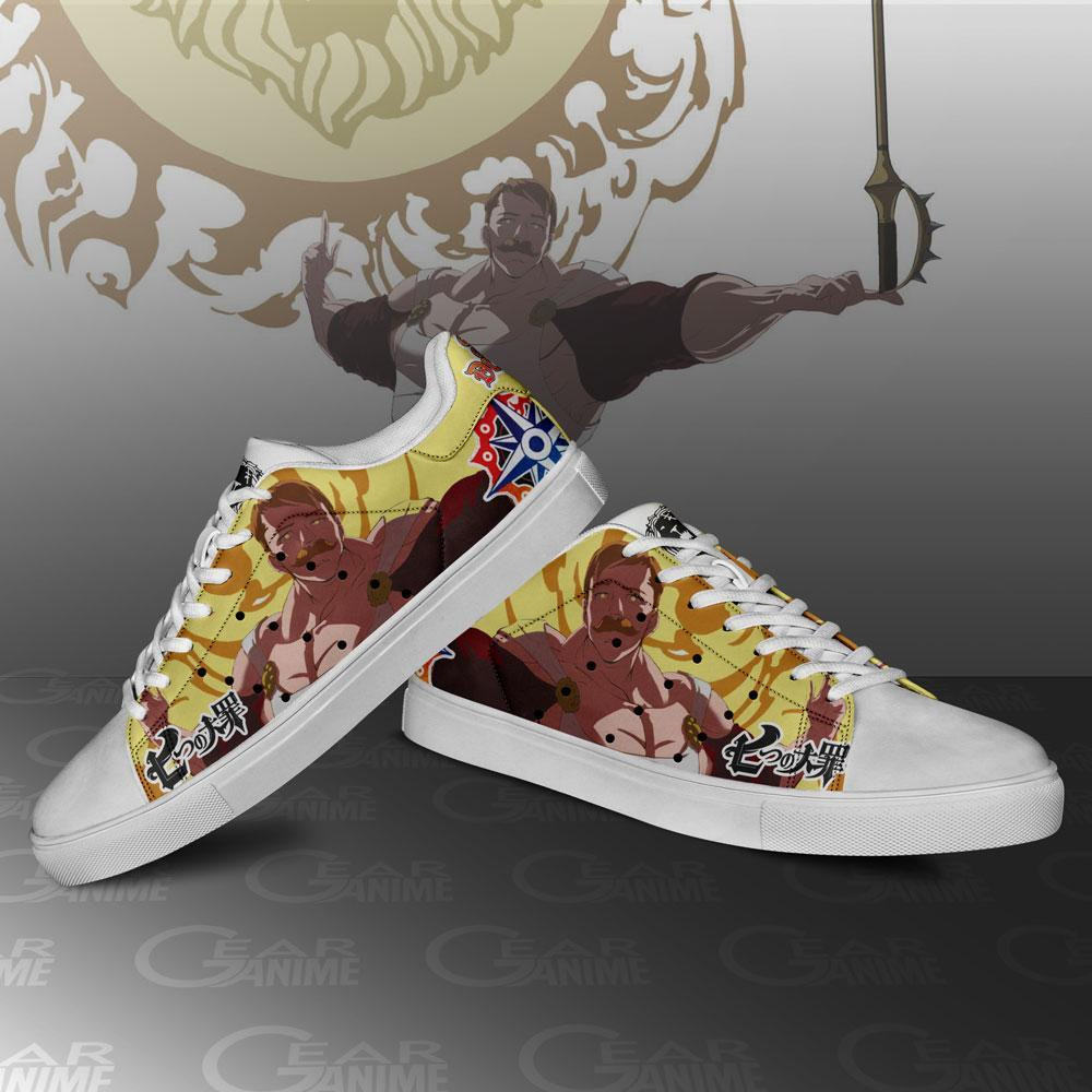 Escanor Skate Shoes The Seven Deadly Sins Anime Custom Sneakers