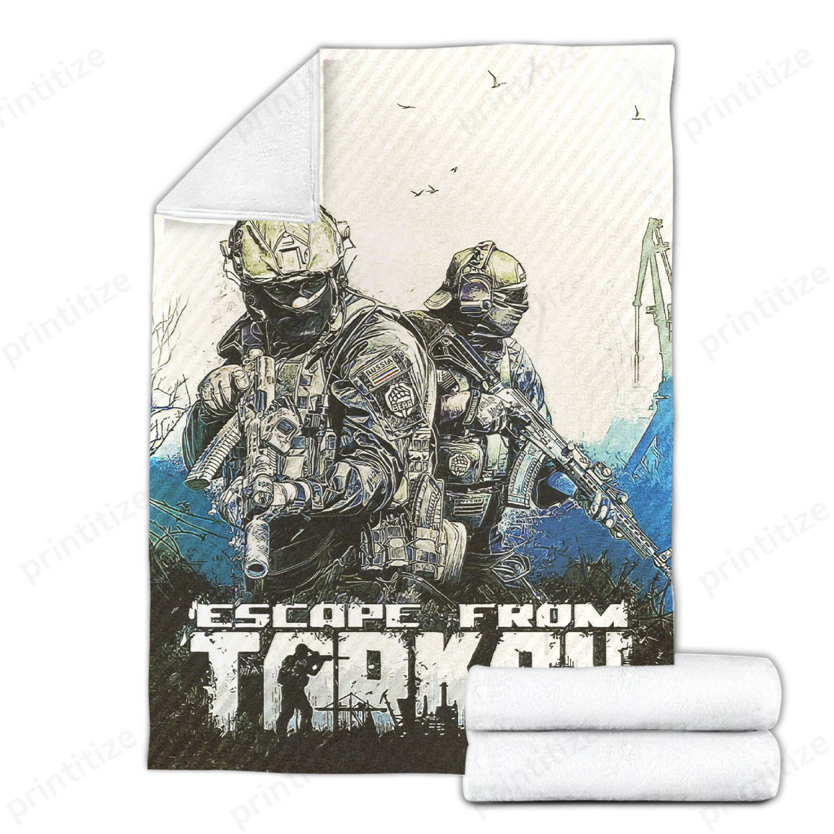 Escape From Tarkov Fleece Blanket
