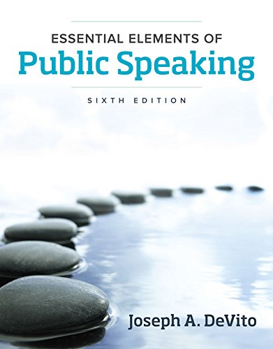 Essential Elements of Public Speaking (PDF/EPUB Version)
