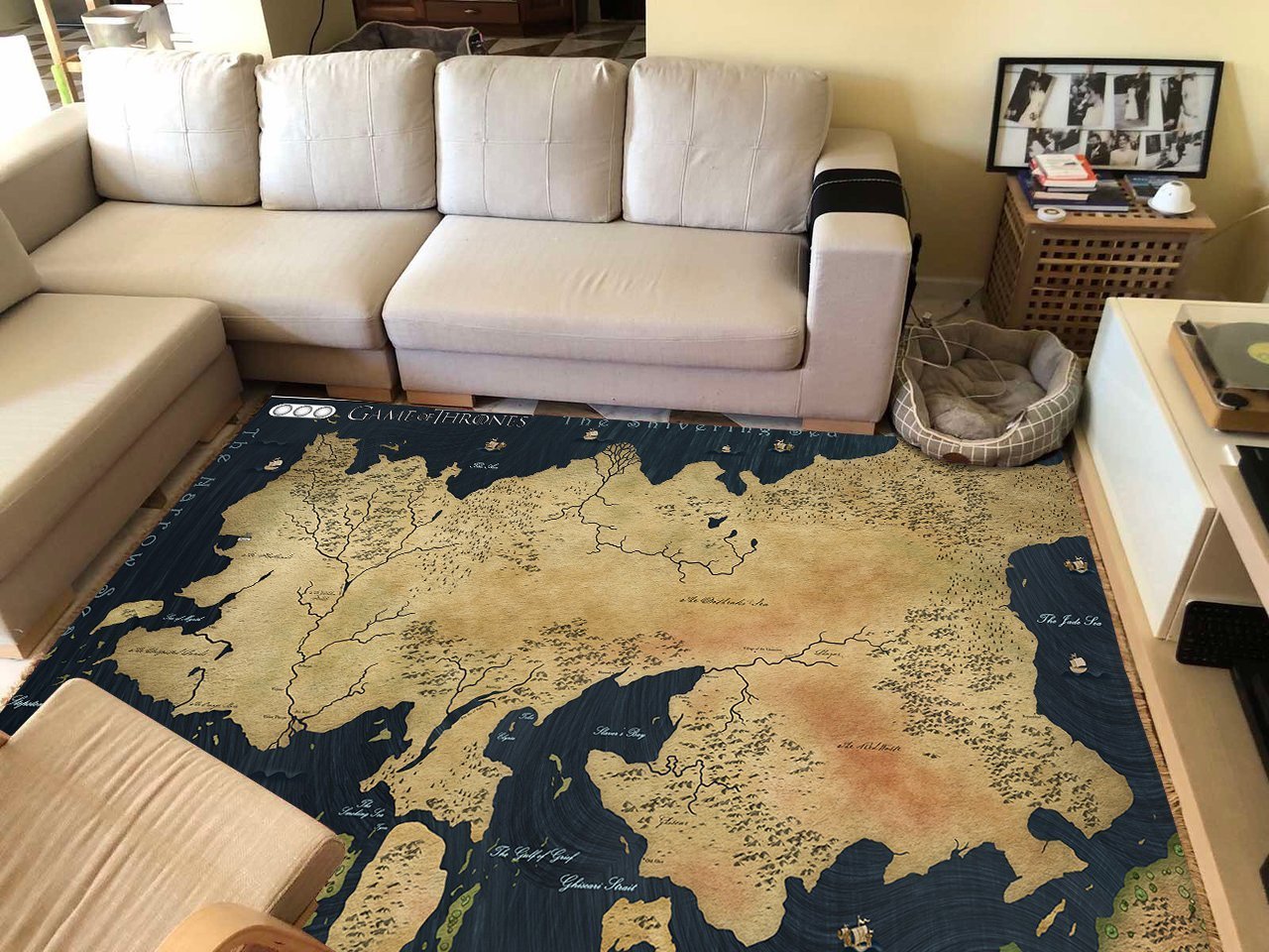 Essos Map Area Rectangle Rug