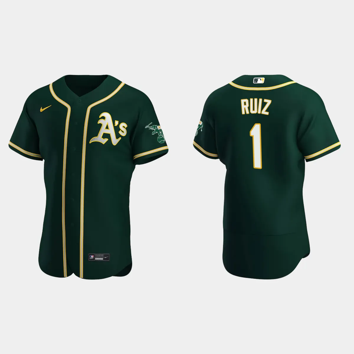 Esteury Ruiz Oakland Athletics Alternate Jersey – Green