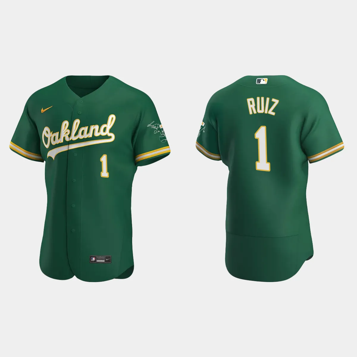 Esteury Ruiz Oakland Athletics Alternate Jersey – Kelly Green