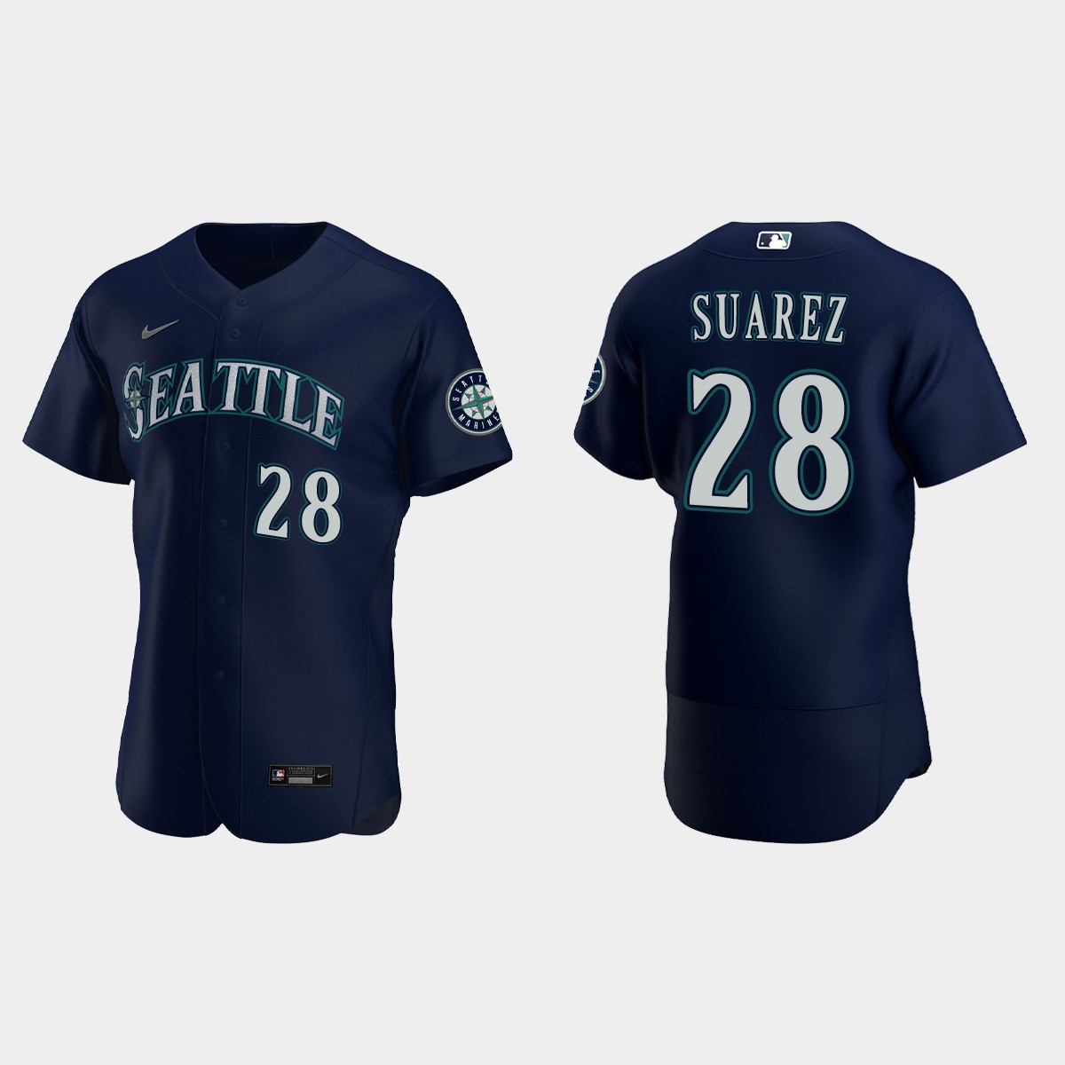 Eugenio Suarez Seattle Mariners Jersey - Navy