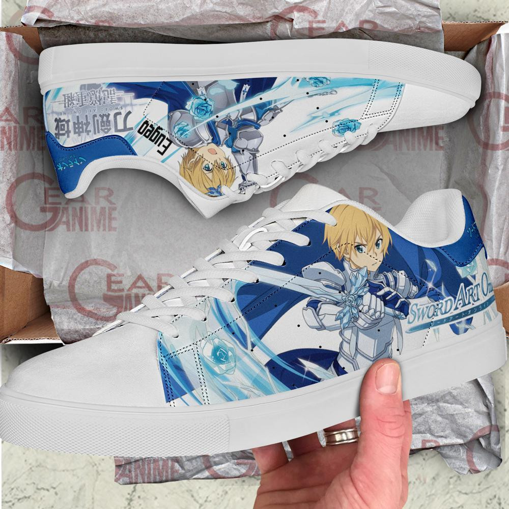 Eugeo Skate Shoes Fight Sword Art Online Anime Shoes