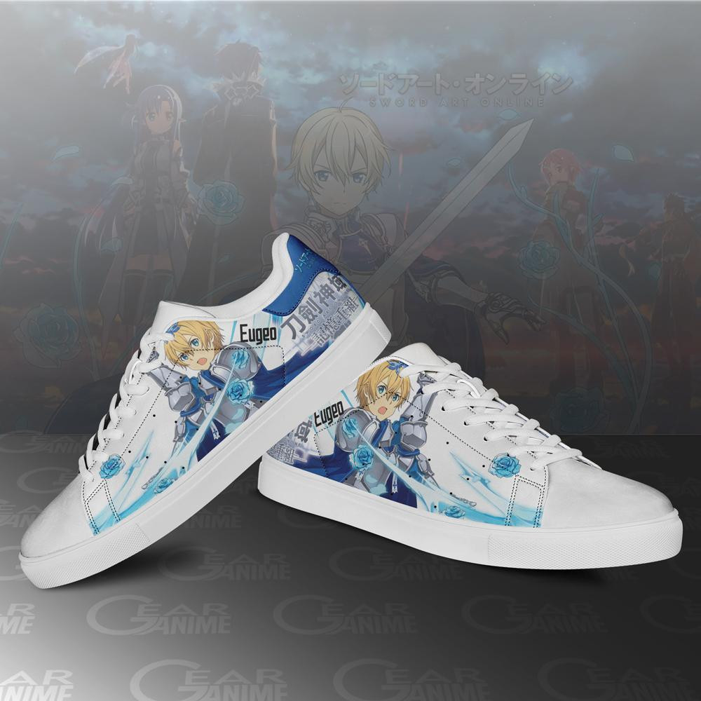 Eugeo Skate Shoes Fight Sword Art Online Anime Shoes