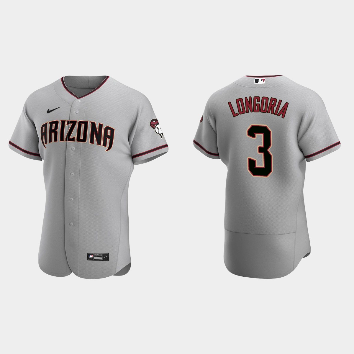 Evan Longoria Arizona Diamondbacks Road Jersey - Gray