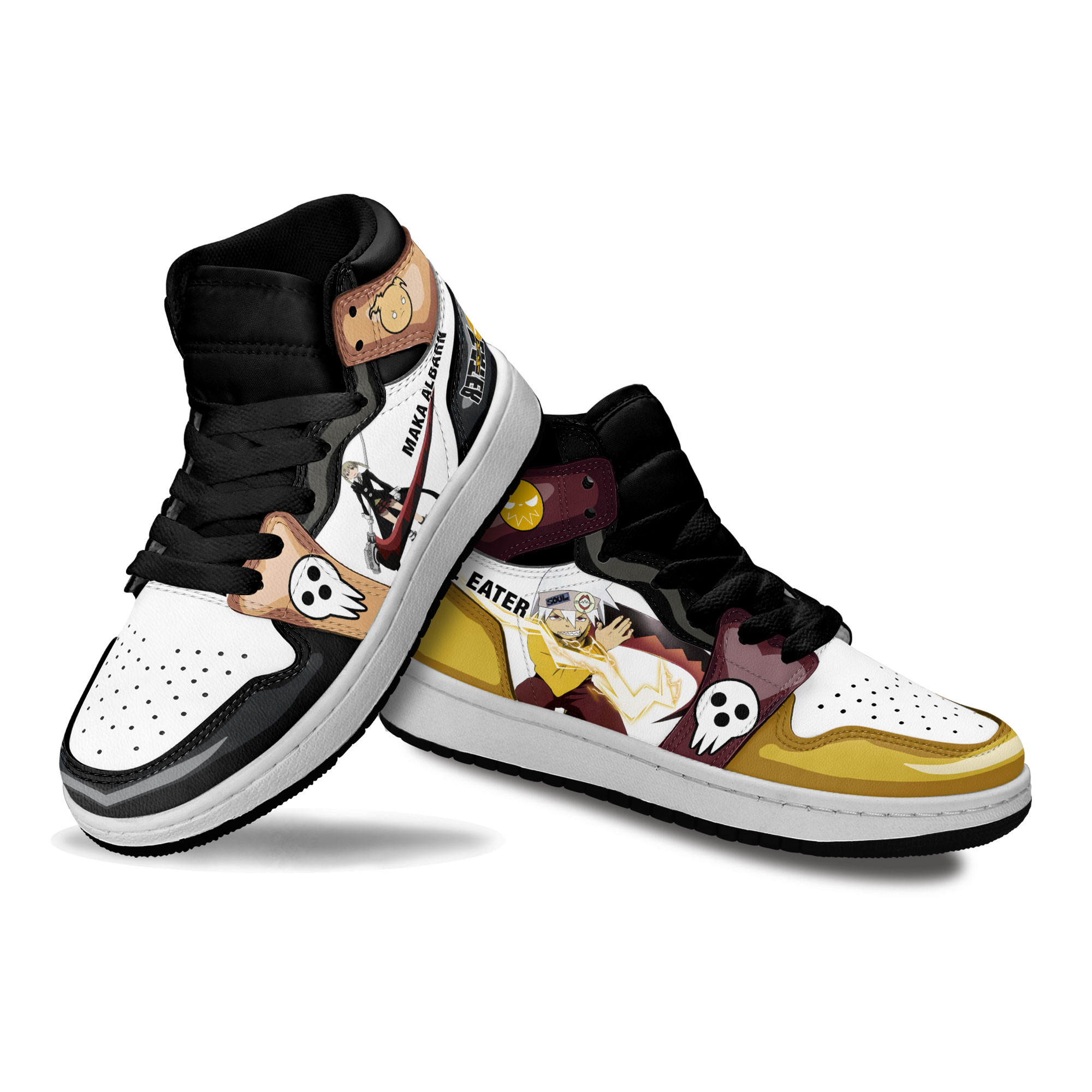 Evans and Maka Albarn Kids Sneakers Custom Soul Eater Anime Shoes For Kids