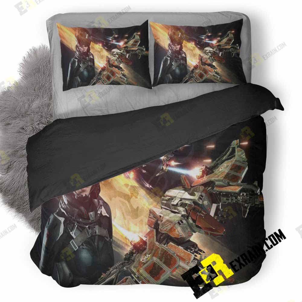 Eve Valkyrie Po 3D Customized Duvet Cover Bedding Set