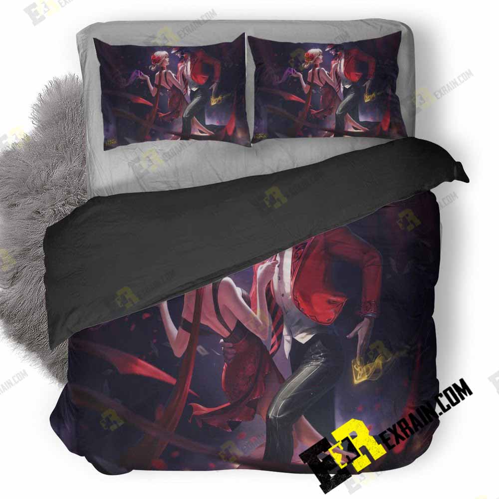 Evelynn And Twisted Fate League Of Legends 8H 3D Customized Duvet Cover Bedding Set
