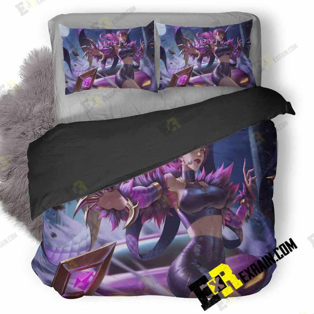 Evelynn League Of Legends Game Ec 3D Customized Duvet Cover Bedding Set