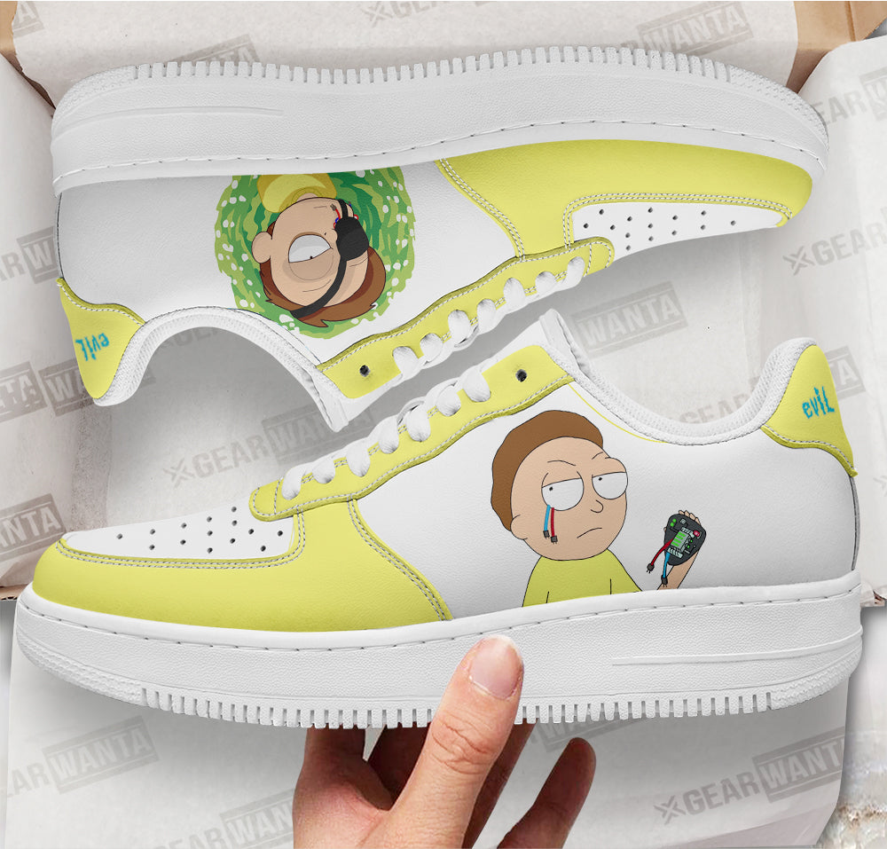 Evil Morty Rick and Morty Custom Air Sneakers