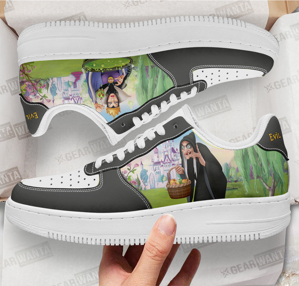 Evil Queen Snow White and 7 Dwarfs Custom Air Sneakers