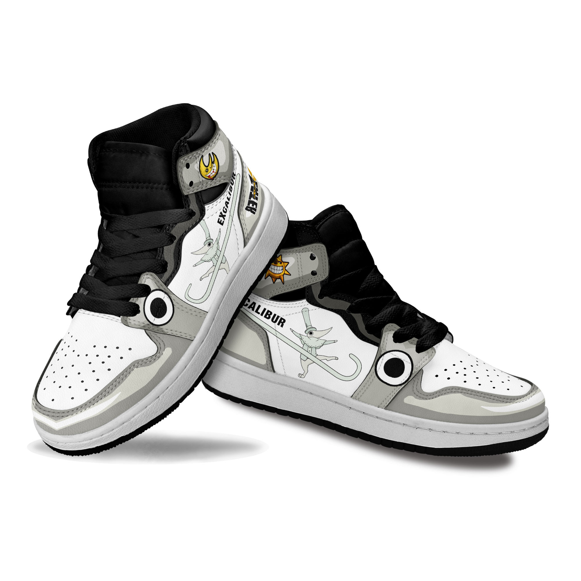 Excalibur Kids Sneakers Custom Soul Eater Anime Shoes For Kids