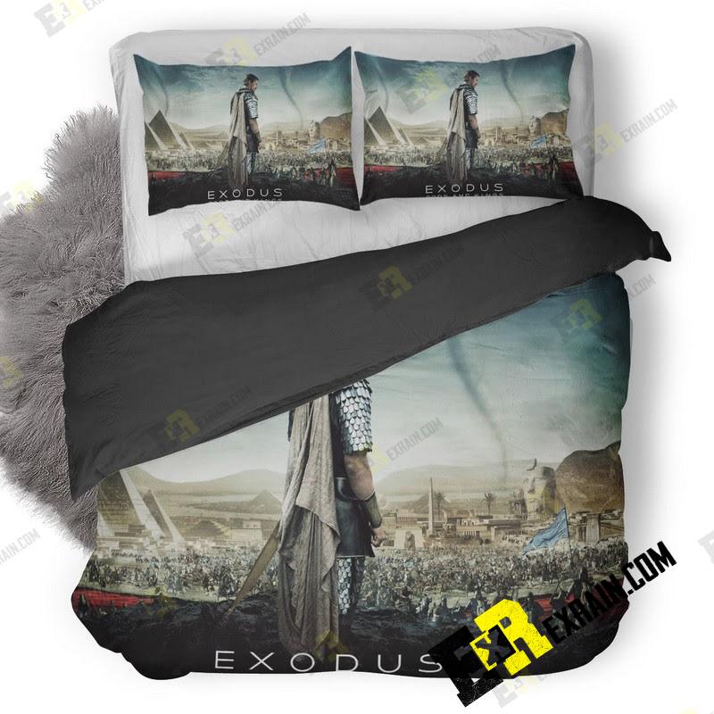 Exodus Gods And Kings Movie 3D Customized Duvet Cover Bedding Set